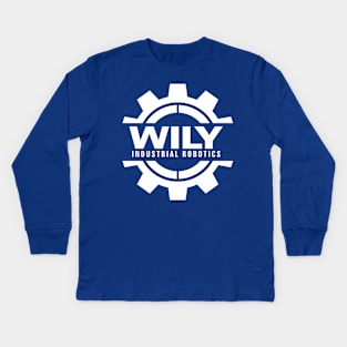 Dr. Wily Industrial Robotics Kids Long Sleeve T-Shirt